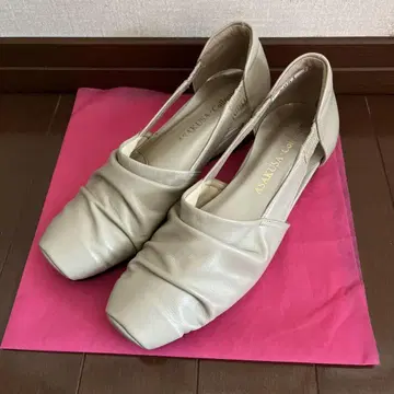 아사쿠사 컬렉션 신발 베이지 21.5cm