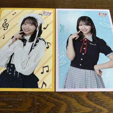 신주쿠 히나타자카 뮤직 퍼레이드 히나파레 엽서 2종 후지시마 카호
