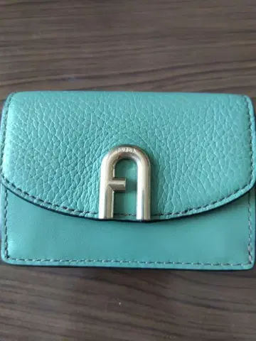 FURLA 그린 미니 3단 폴더형 지갑
