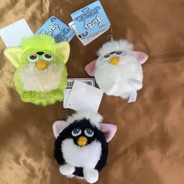 레트로 퍼비 봉제 인형 마스코트 3세트