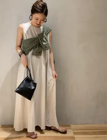 [ 새상품급 ] plage Sleeveless 플레어 원피스 일본제
