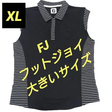 FJ 풋조이 여성용 골프웨어 슬리브리스 피케 셔츠 XL