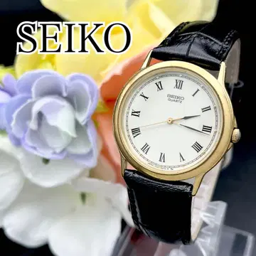 작동 손목시계 SEIKO 세이코 새 상품 벨트 라운드 남성용 로마 H42