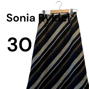 Sonia Rykiel 온워드 카시야마 스커트 30 패턴 스트라이프