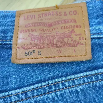 LEVIS 501s SKINNY SIZE S 블루