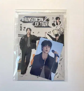 BTS 진 JIN 라이브 뷰잉 트레이딩 카드 사진