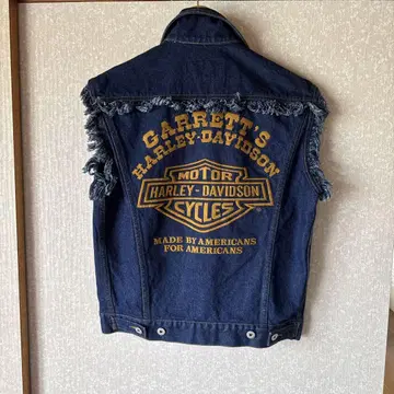 HARLEY-DAVIDSON 프린지 데님 자켓 M