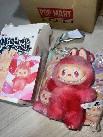 POP MART Big into Energy LOVE 빨간색