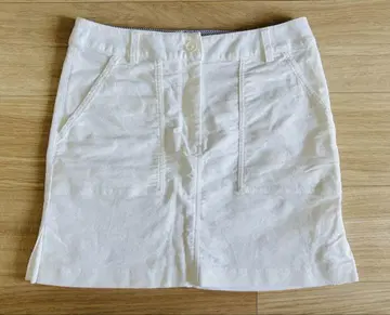 [ 새상품급 ] Callaway 캘러웨이 화이트 골프 스커트 여성용
