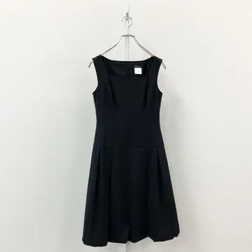 65g18 택 포함 Rene 르네 슬리브리스 원피스 스퀘어 넥 36