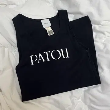 PATOU 파투 로고 탱크탑 XS