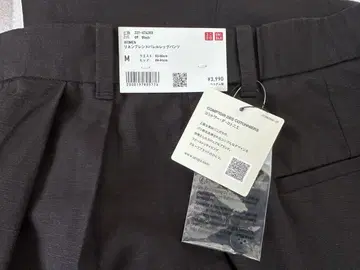 UNIQLO 린넨 블렌드 배럴 레그 팬츠