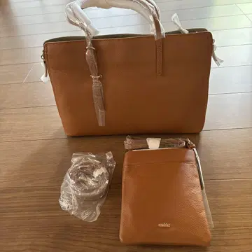 미사용 새상품 발코스 핸드백 숄더백 카멜