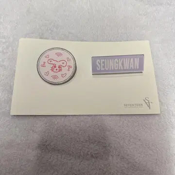 seventeen 세븐틴 승관 와펜 배지 세트