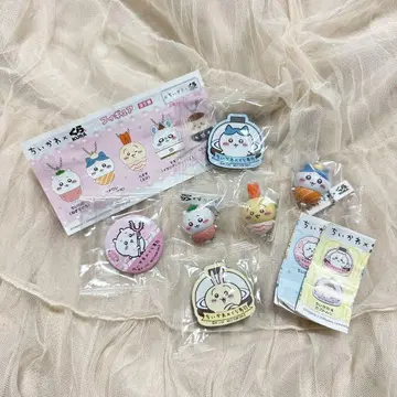 치이카와 쿠라스시 치이카와 토끼 하치와레 피규어 캔배지 마그넷