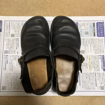 오로라 신발 미들 영어 블랙 7 1/2D