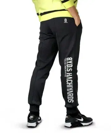 8YARDS Ribbed Joggers | Black