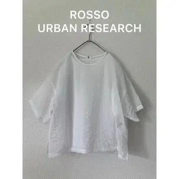 어반 리서치 ROSSO 시어 레이어드 티셔츠 시스루 상의