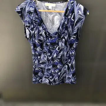 MICHAEL KORS 마블 무늬 슬리브리스 S