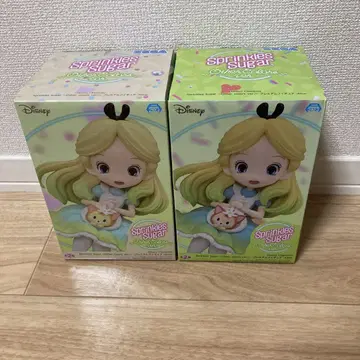 2종 세트 디즈니 이상한 나라의 앨리스 피규어 스푸링클 슈가