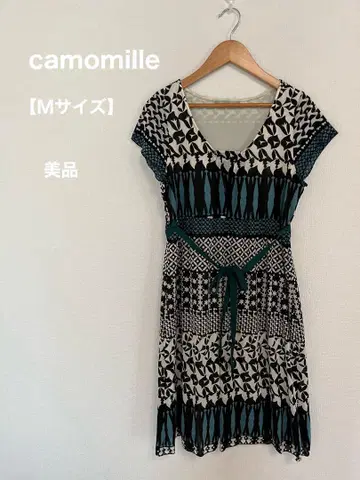 camomille M 사이즈 티셔츠 원피스 꽃무늬 넉넉한핏 새상품급
