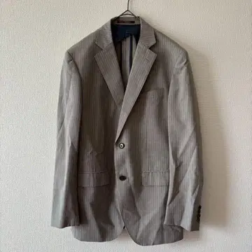 ORIHICA 정장 세트업 비즈니스 스트라이프 그레이 92A5