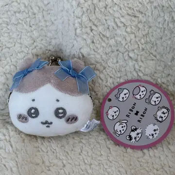 치이카와 (먼작귀) 미니 동전 지갑 ~리본~ 하치와레