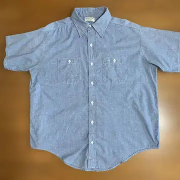 PERMANENT PRESS 퍼머넌트 프레스 반팔 샴브레이 셔츠 2XL