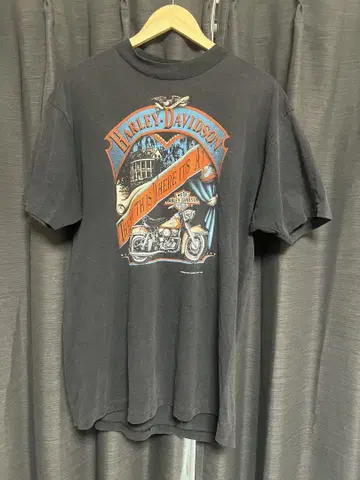 Harley Davidson XL 티셔츠 그래픽 프린트 구제 의류