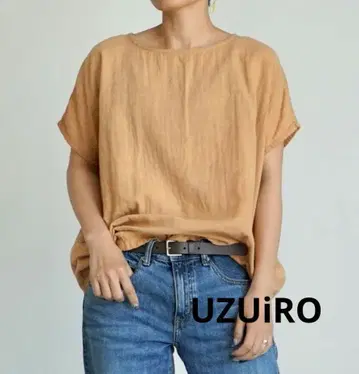 UZUiRO 우즈이로 느긋한 거즈 티셔츠