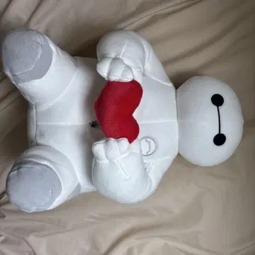 베이맥스 봉제 인형 하트 포함