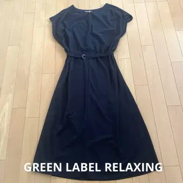 GREEN LABEL RELAXING 린넨 혼방 원피스