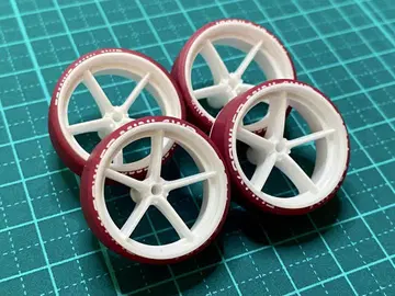 미니 사륜구동 페라 타이어 약 25.5mm 로우 프릭션