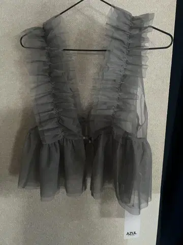 AZULby moussy 그레이 튤 뷔스티에 베스트