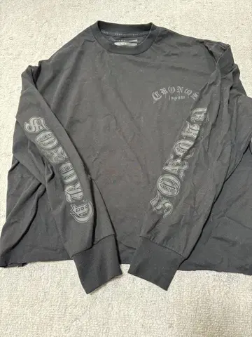 CRONOS 블랙 롱 슬리브