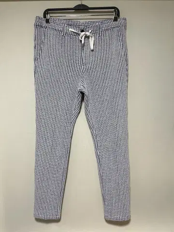 MEN'S BIGI 오니 와플 이지 팬츠 화이트 블루 사이즈 4