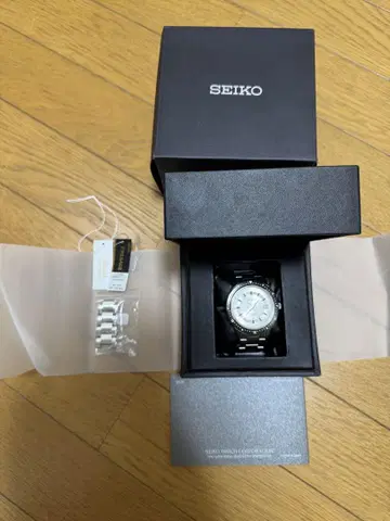 SEIKO PRESAGE 오토매틱 시계 실버