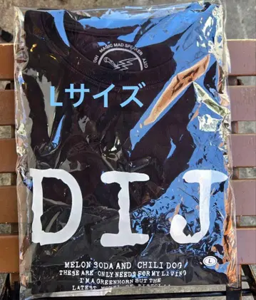 블랑키 제트 시티 DIJ 티셔츠 L 블랙 팝업 BJC