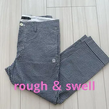 러프 앤 스웰 rough & swell 체크 무늬 팬츠 M
