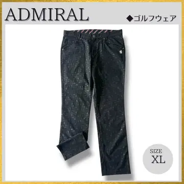 [빅 사이즈 XL] ADMIRAL 골프 스트레치 팬츠 블랙