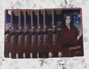 [오늘 한정 가격] NARUTO 애니카페 클리어 시트 이타치 8개