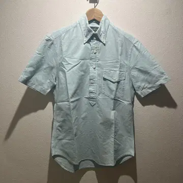 GITMAN VINTAGE 풀오버 반팔 셔츠 사이즈 S 색스 블루