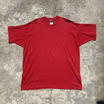 90년대 fruit of the loom 무지 티셔츠 레드