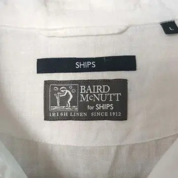 SHIPS 린넨 스키퍼 카프리 셔츠 L 사이즈