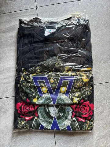 미사용 X(X JAPAN) 비디오 BOX 동봉 티셔츠