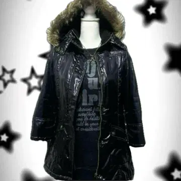 Y2K 퍼 다운 헤이세이 그런지