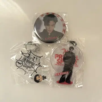 카와무라 카즈마 클리어 참, 캔 배치, 흔들리는 키링