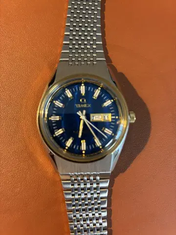 TIMEX TW 2T80800ZT 파랑 다이얼 메쉬 밴딩