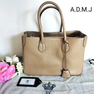 극미품 A.D.M.J. 토트백 라이트 브라운