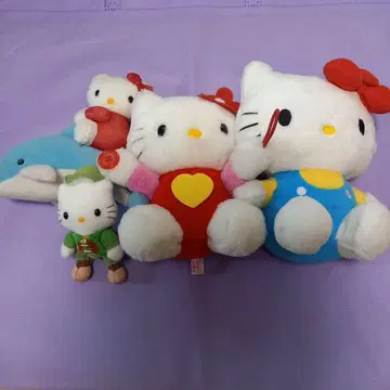헬로키티 봉제 인형 4개